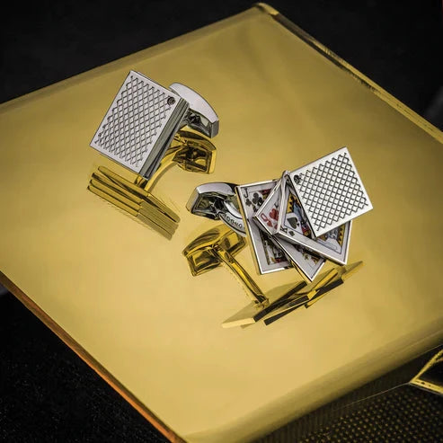 Playing Card Cufflinks by Tateossian Men's Jewellery Gusto Clothing & Design Pty Ltd 