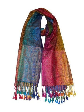 Rainbow Block Scarf Scarf Teddy Sinclair 