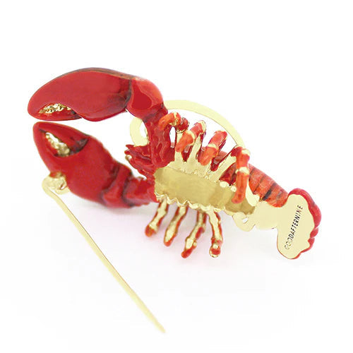 Red Lobster Brooch Jewellery Good After Nine TH 