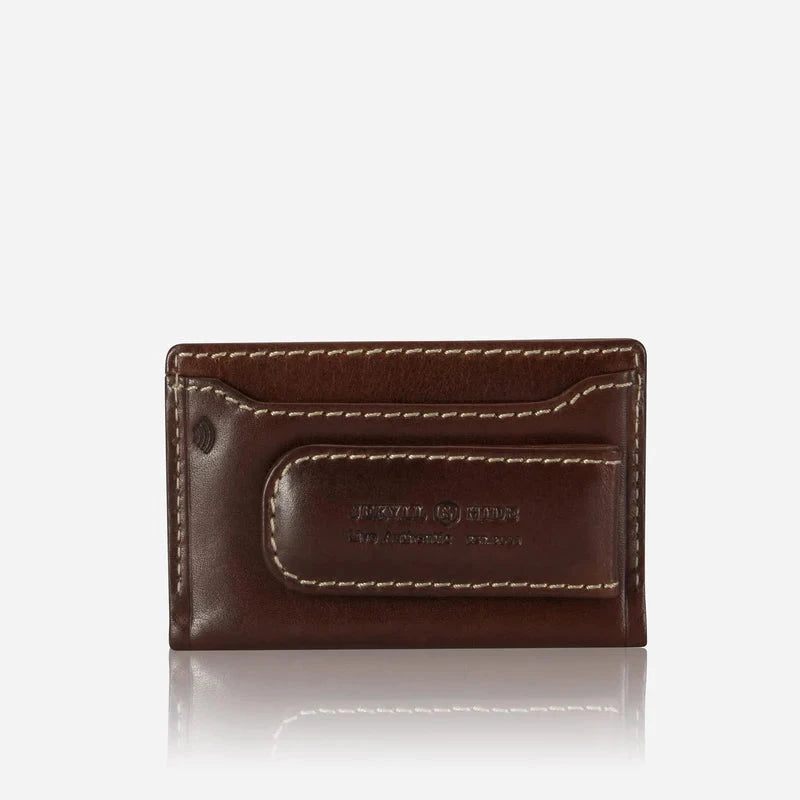 Roma Leather Money Clip Wallet Jekyll & Hide Mocha 