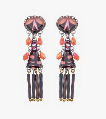 Rosy Clay Ros Earrings Earrings Ayala Bar 