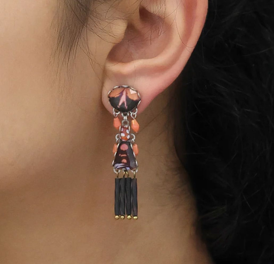 Rosy Clay Ros Earrings Earrings Ayala Bar 