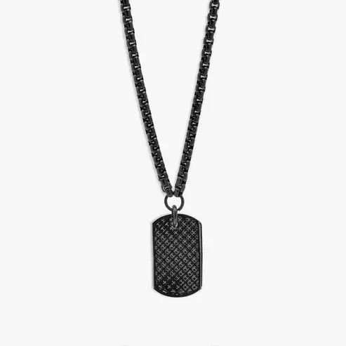 RT Elements Dog Tag Necklace by Tateossian Men's Jewellery Gusto Clothing & Design Pty Ltd 