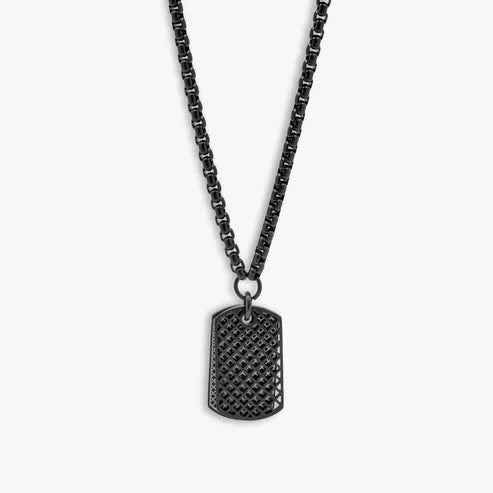 RT Elements Dog Tag Necklace by Tateossian Men's Jewellery Gusto Clothing & Design Pty Ltd 