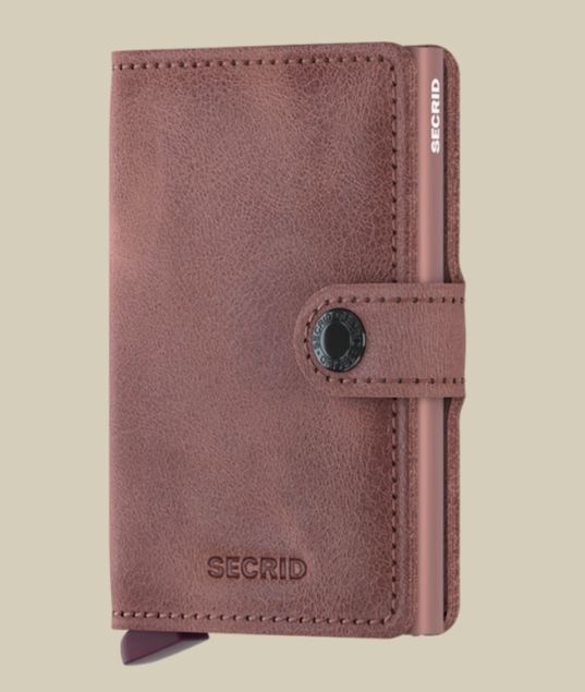 Secrid Miniwallet Vintage Wallet Design Mode International Mauve 