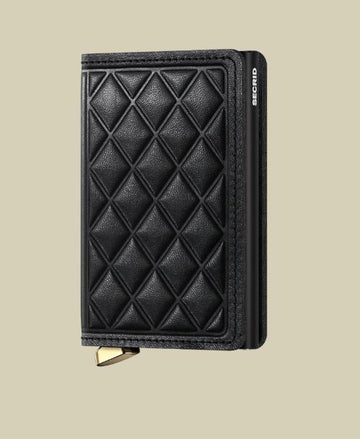 Secrid Slimwallet - Emboss Diamond Wallet Design Mode International Black 