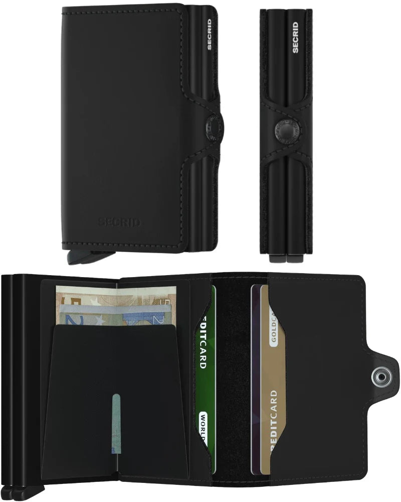 Secrid Twinwallet Wallet Design Mode International Matte Black 