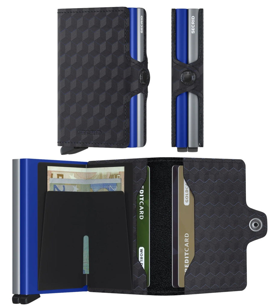 Secrid Twinwallet Wallet Design Mode International Optical Titanium-Blue 