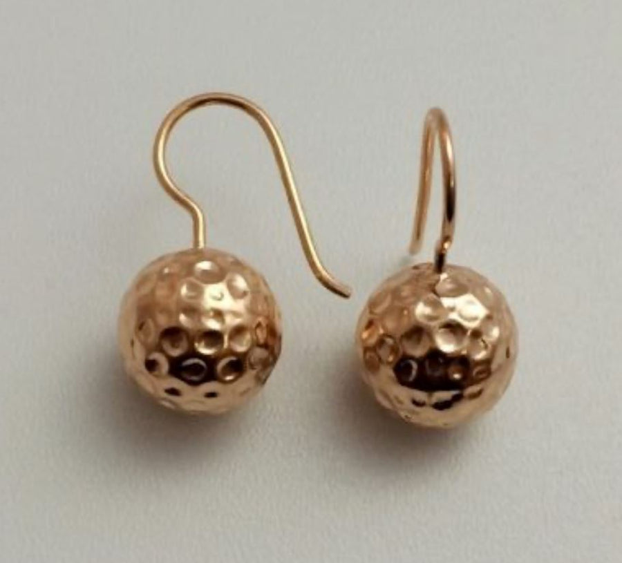 Severine Hammered Ball Earrings Accessories Gammies RG SIL 