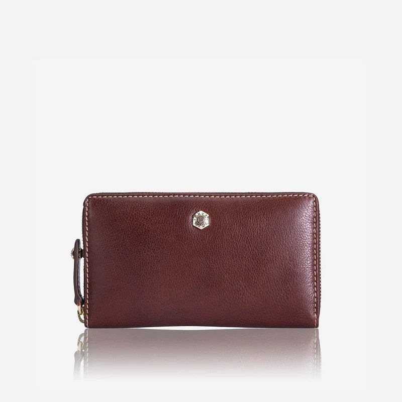 Sevilla Zip Around Leather Wallet Wallet Jekyll & Hide Burgundy 