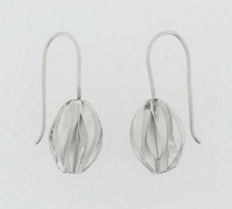 Silver Origami Earrings Earrings Makers & Providers 