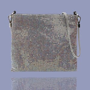 Skylar Crystal Sequinned Handbag Accessories Aidangus Silver 