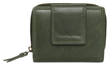 'Snap & Fold' Leather Wallet Handbags, Wallets & Cases Modapelle Olive 