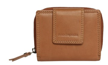 'Snap & Fold' Leather Wallet Handbags, Wallets & Cases Modapelle Tan 