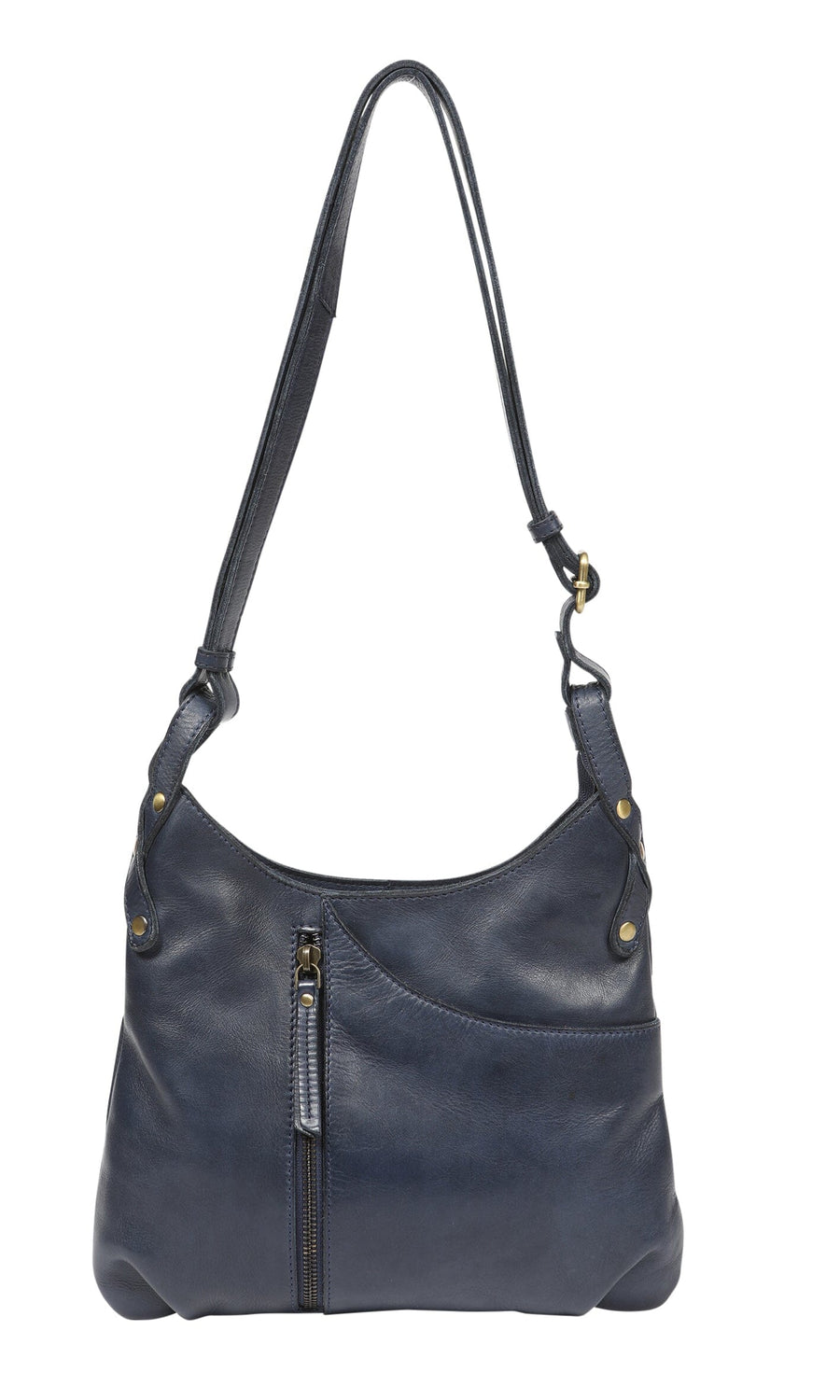'So Says I' Leather Handbag Handbags, Wallets & Cases Modapelle Navy 