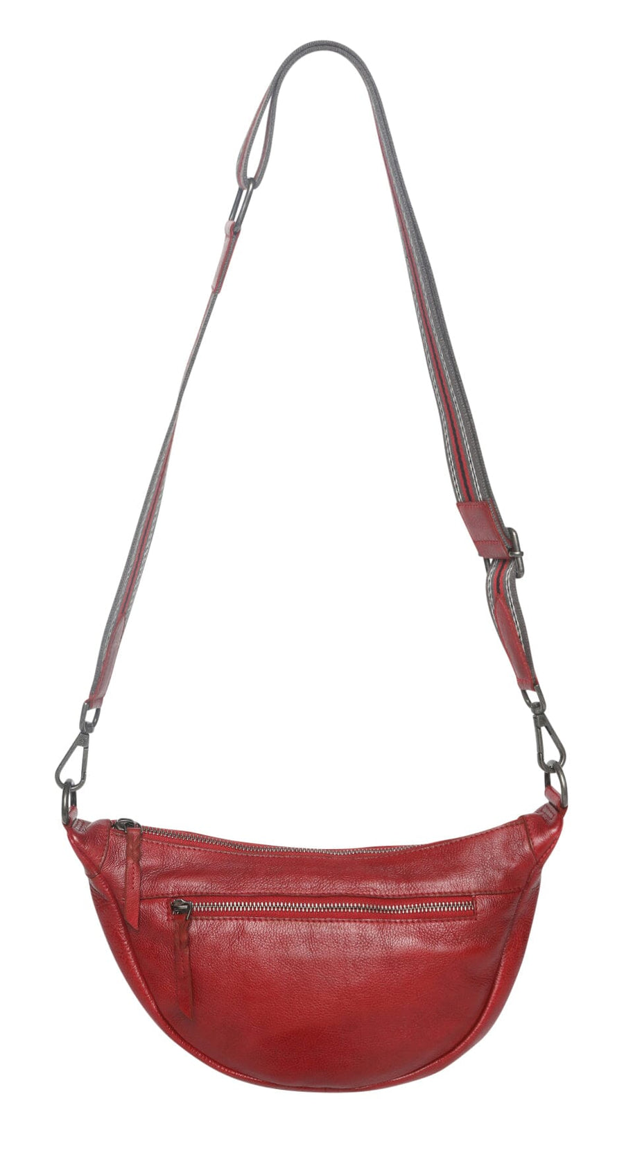 Solstice Leather Shoulder Bag Handbag Modapelle Scarlet 