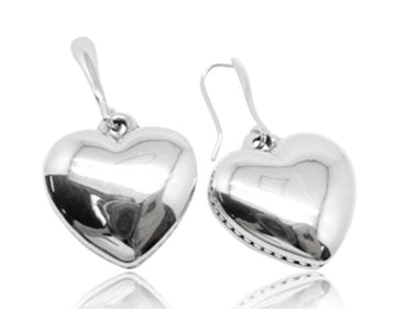 Steal My Heart Silver Earrings 