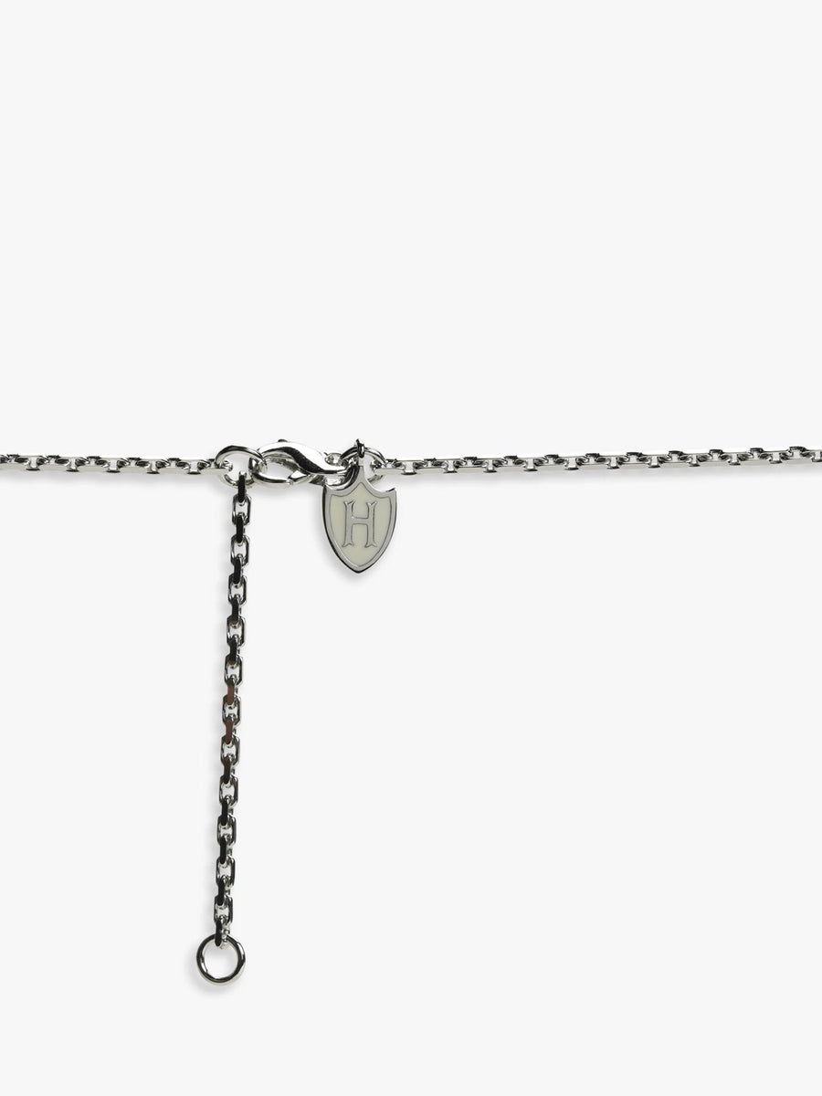 Sterling Silver Dog Tag Necklace - Herringbone by Hoxton London Roberts McCammon 