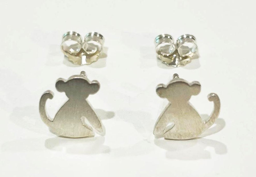 Sterling Silver Stud Earrings - Variety Makers & Providers Monkey 