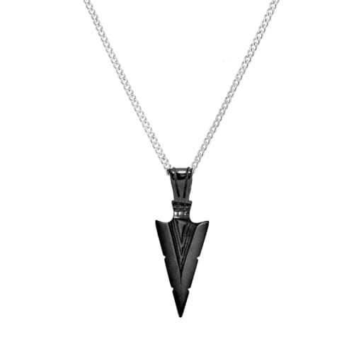 Stonebreaker - Stainless Steel Necklace Men's Jewellery DPI Jewellery Black 