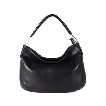 Sunbury Slouch Leather Shoulder Bag Handbag Oran Black 