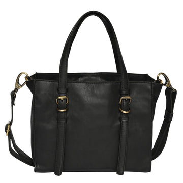 'Sweet Enough' Leather Handbag Handbags, Wallets & Cases Modapelle Black 