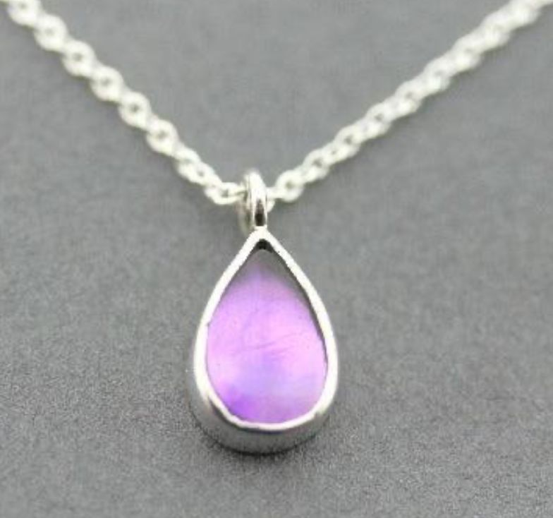 Sweet Teardrop Necklace Necklace Makers & Providers Amethyst 