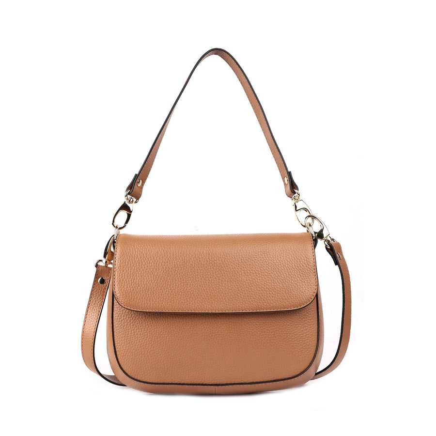 Tamworth Leather Shoulder Bag Bag Oran Camel 