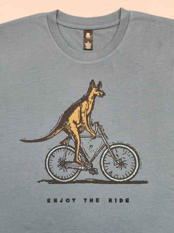 Teddy Tee - Enjoy The Ride Slate Fingerprint T-Shirts 