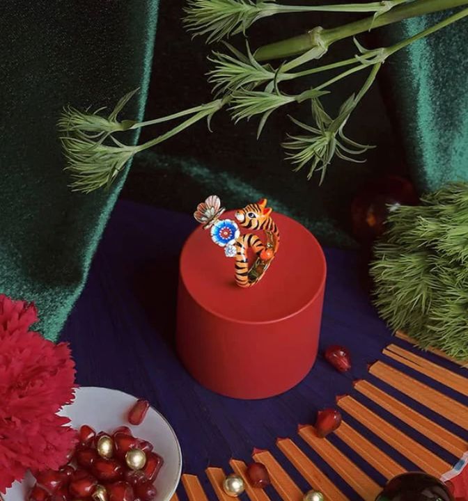 Tiger Butterfly Ring Good After Nine TH 