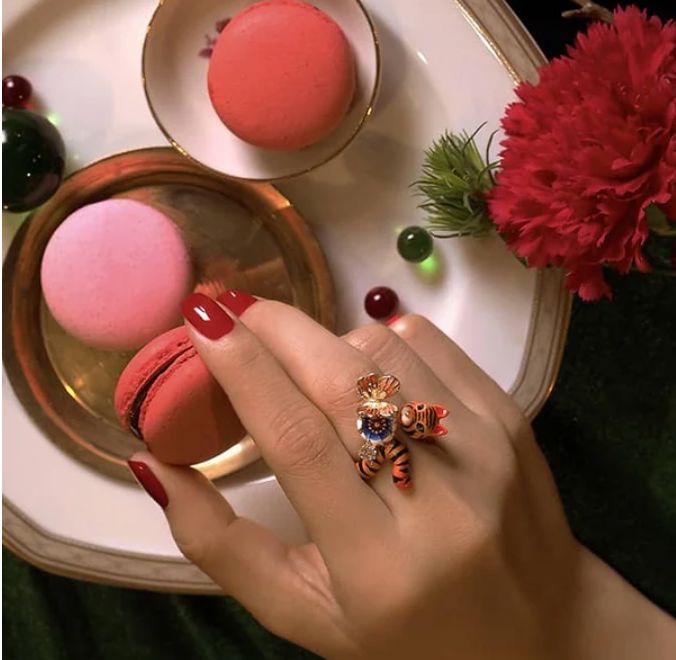 Tiger Butterfly Ring Good After Nine TH 