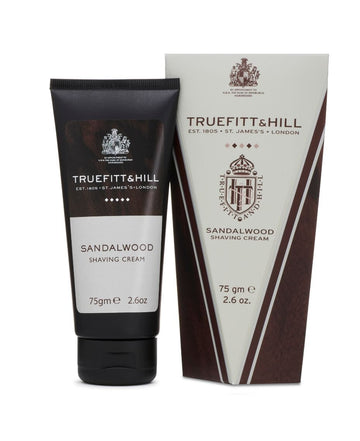 Truefitt & Hill Shaving Cream Tube - Sandalwood Shaving Barber Brands 