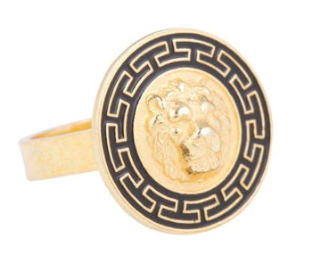 Turkish Lion Vermeil Gold Ring Women's Jewellery Red Turk 