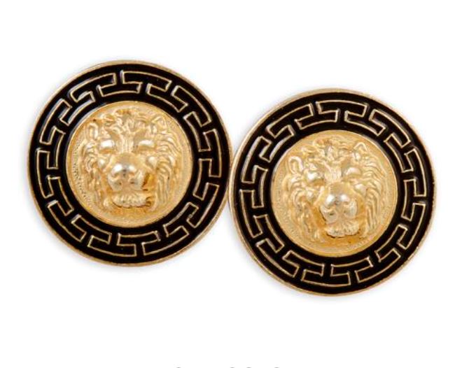 Turkish Lion Vermeil Studs Women's Jewellery Red Turk 