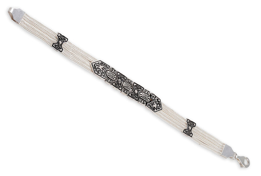 Turkish Peace Bracelet Women's Jewellery Red Turk Sterling Silver 