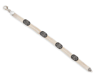 Turkish SIL Cartouche Bracelet Jewellery Red Turk 