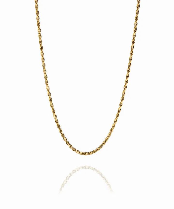 Twisted Necklace - Gold Jewellery Antell 