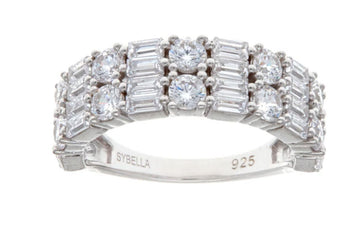 Two & Three CZ Ring Sybella 7 