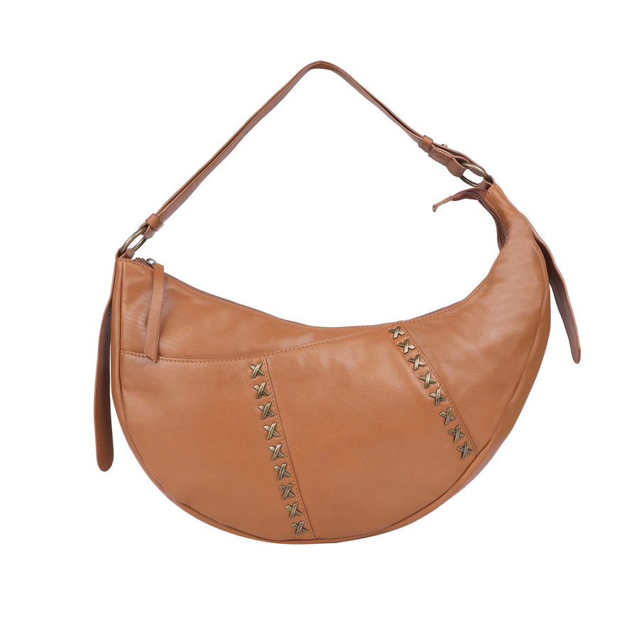Velora - Leather Handbag Bag Oran Saddle 