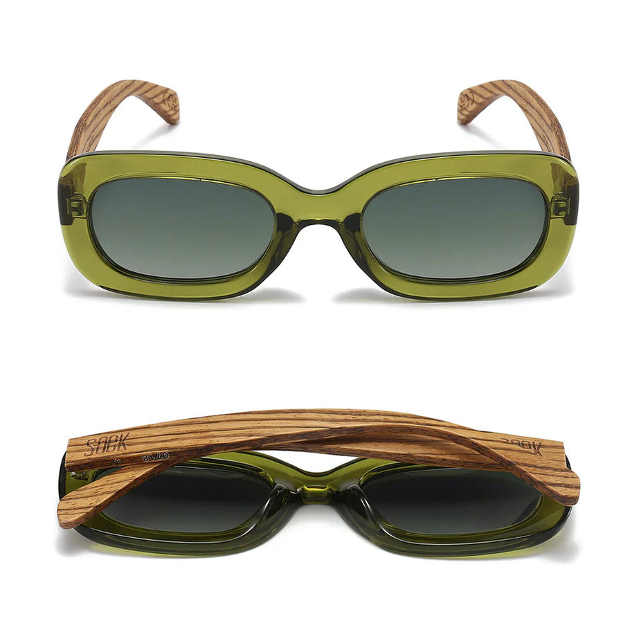 VIBE MOSS Khaki Sunglasses Glasses Soek 