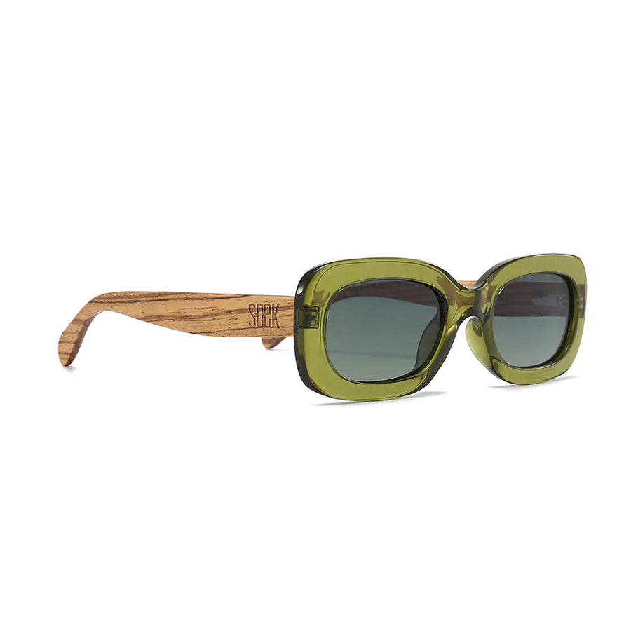 VIBE MOSS Khaki Sunglasses Glasses Soek 