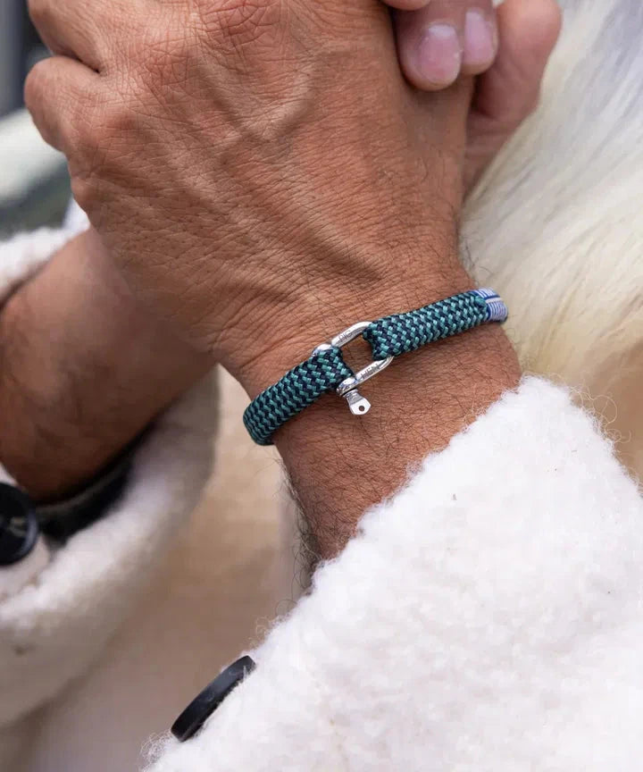 Vicious Vik Rope Bracelet - Patina Green | Silver Jewellery Antell 