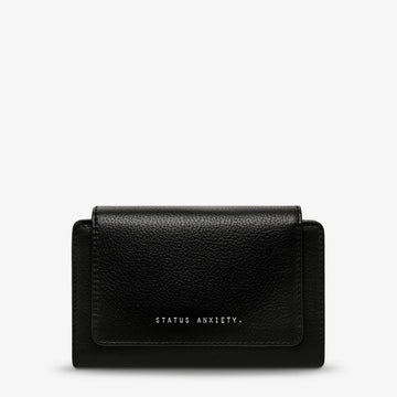 'Visions' Leather Wallet Wallet Status Anxiety Black 