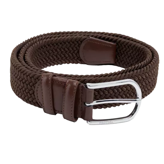 Wellington Stretch Woven Sports Belt Belt Roberts McCammon Brown M 