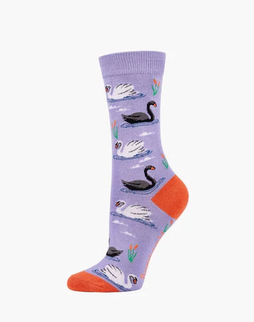 Women's Bamboo Socks - Swan Underwear Pussyfoot 
