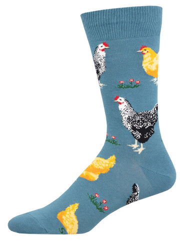 Women's Graphic Socks - Bok Bok Accessories Bobangles Blue 