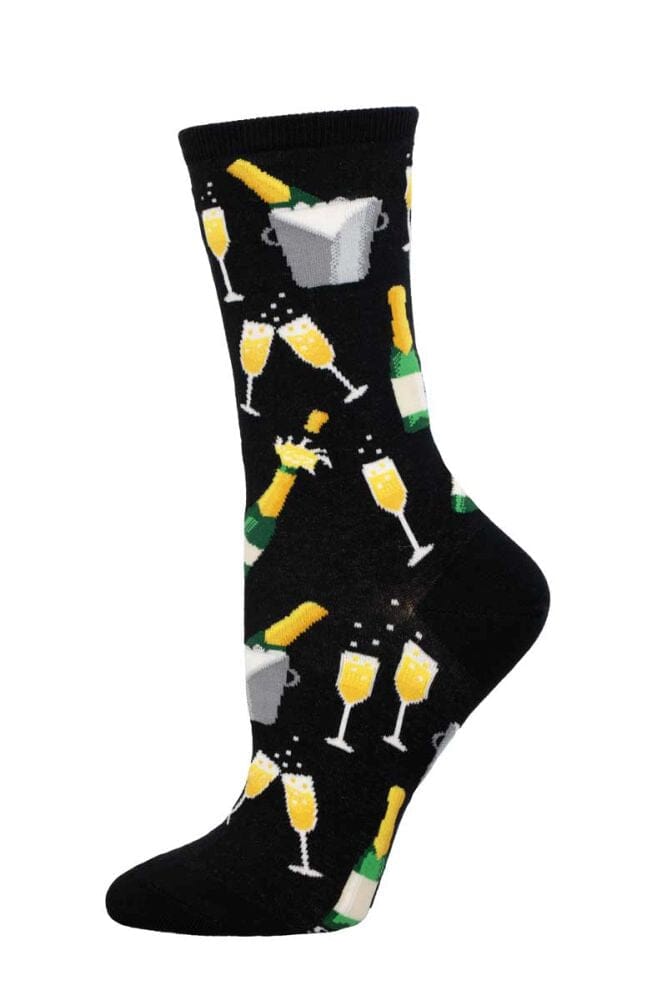 Women's Graphic Socks - Champagne Toast Accessories Bobangles 