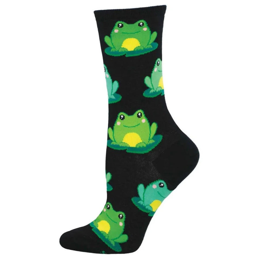 Women's Graphic Socks - Friendly Frogs Accessories Bobangles 