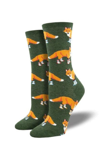 Women's Graphic Socks - Socksy Foxes Accessories Bobangles 