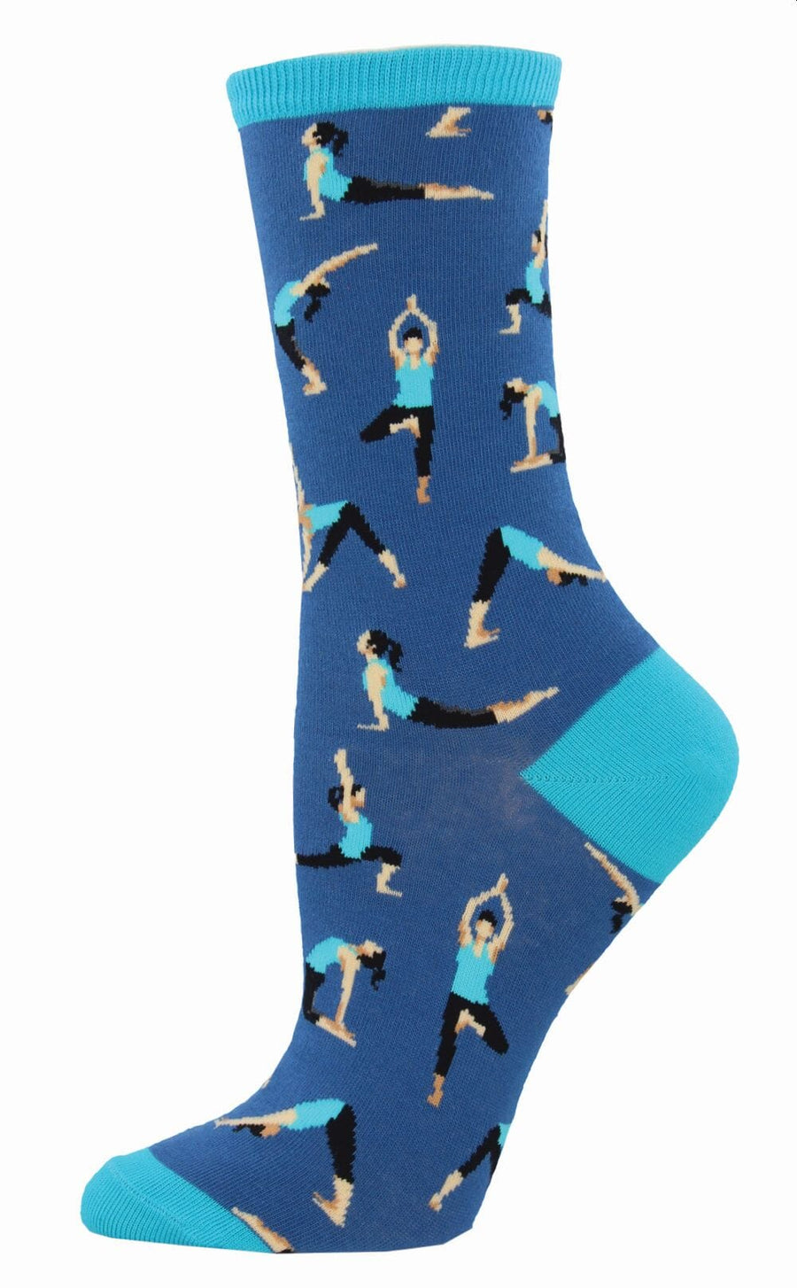 Women's Graphic Socks - Yoga People Accessories Bobangles Blueberry 